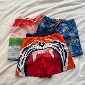 Mini Boden Boys Swim Trunks Bundle of 3 Pairs - Good Used Condition 6-7Y